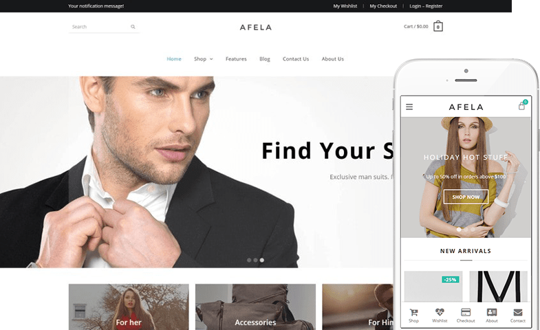 Afela WooCommerce Theme