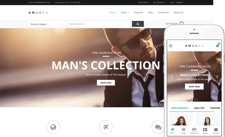 Amadea WooCommerce Theme