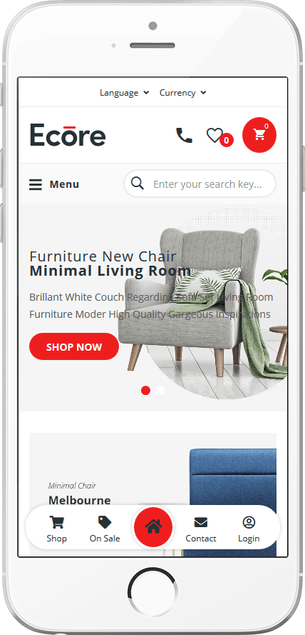 Ecore WooCommerce Theme - Responsive