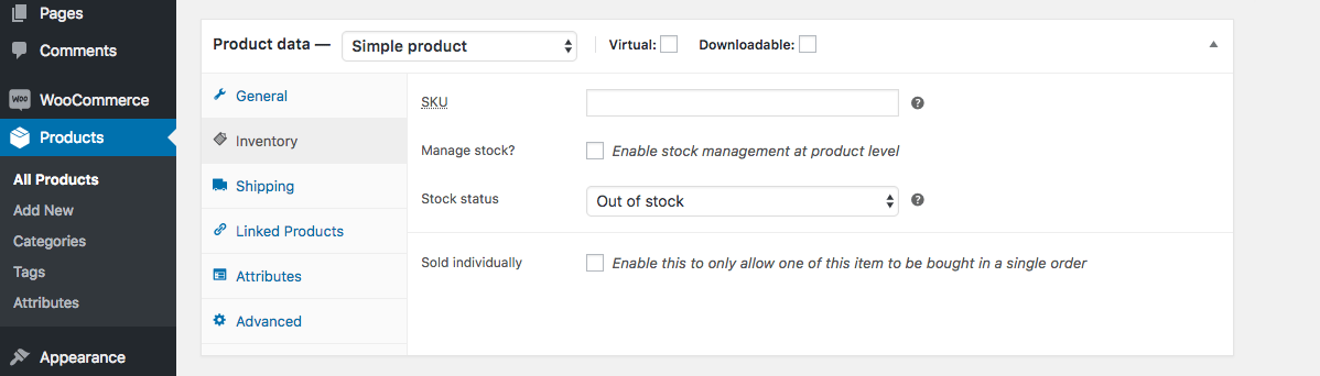 Fix for “Sold Individually” Products