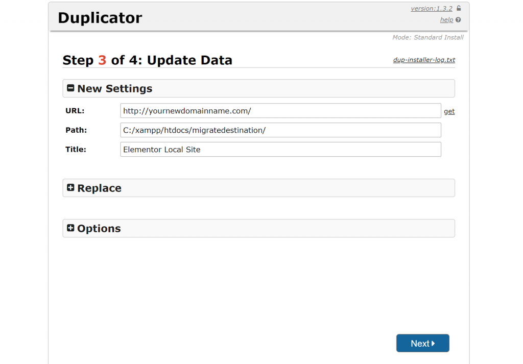 How to migrate WordPress site built with WooVina theme