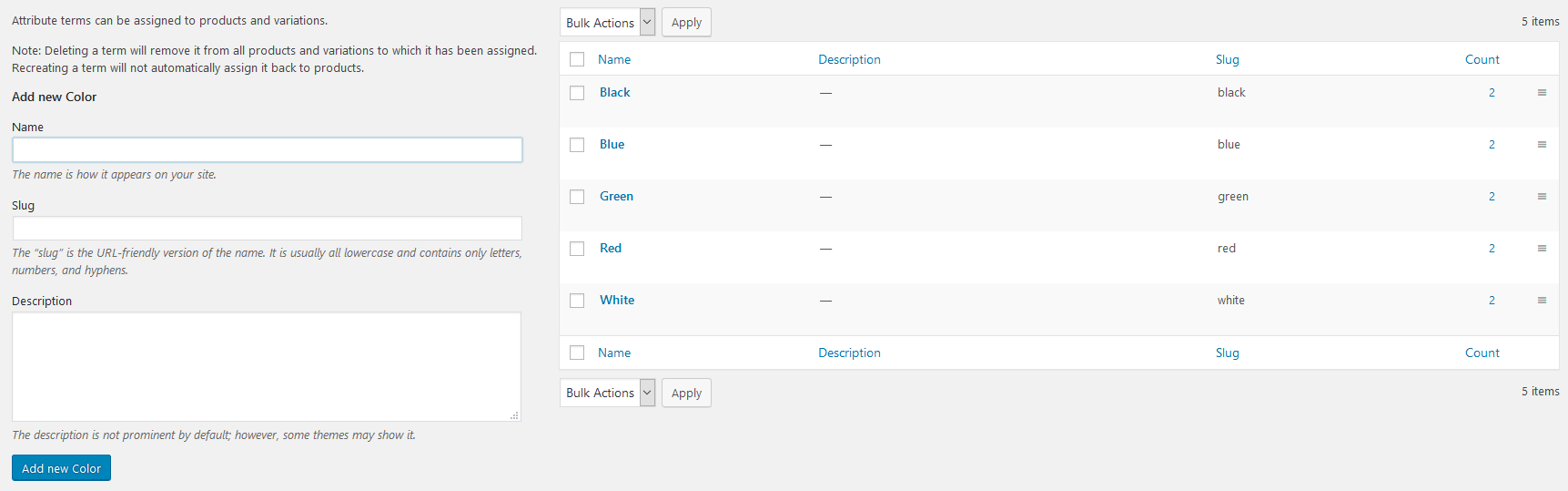 How to Create Product Attributes in WooCommerce