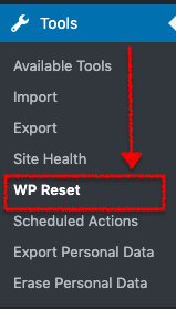 How to Reset a WordPress Website with plugin: WP Reset