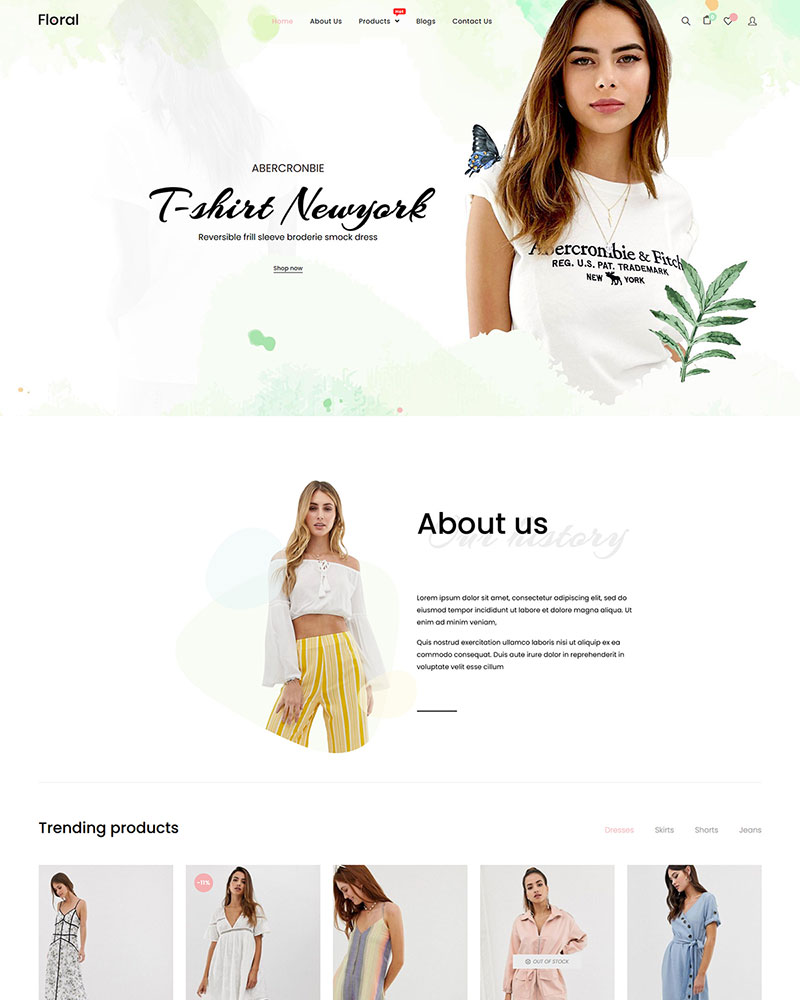 Floral - Fashion WooCommerce WordPress Theme