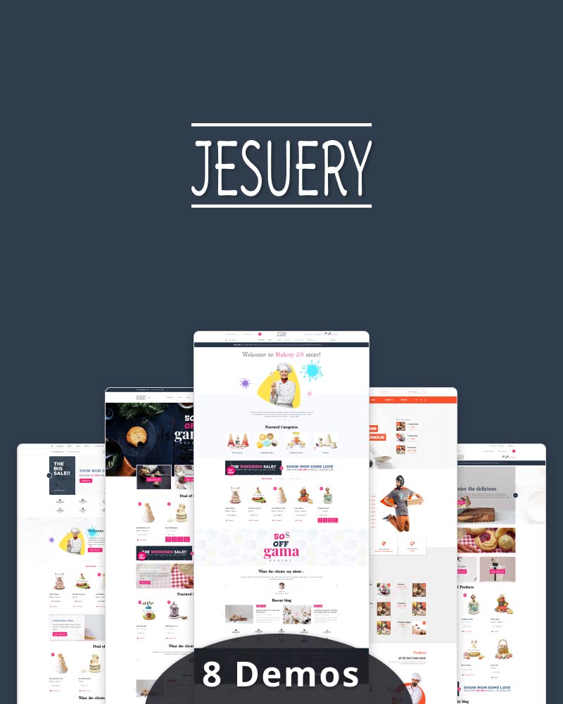 Jesuery - WordPress Bakery, Cakery & Food Theme