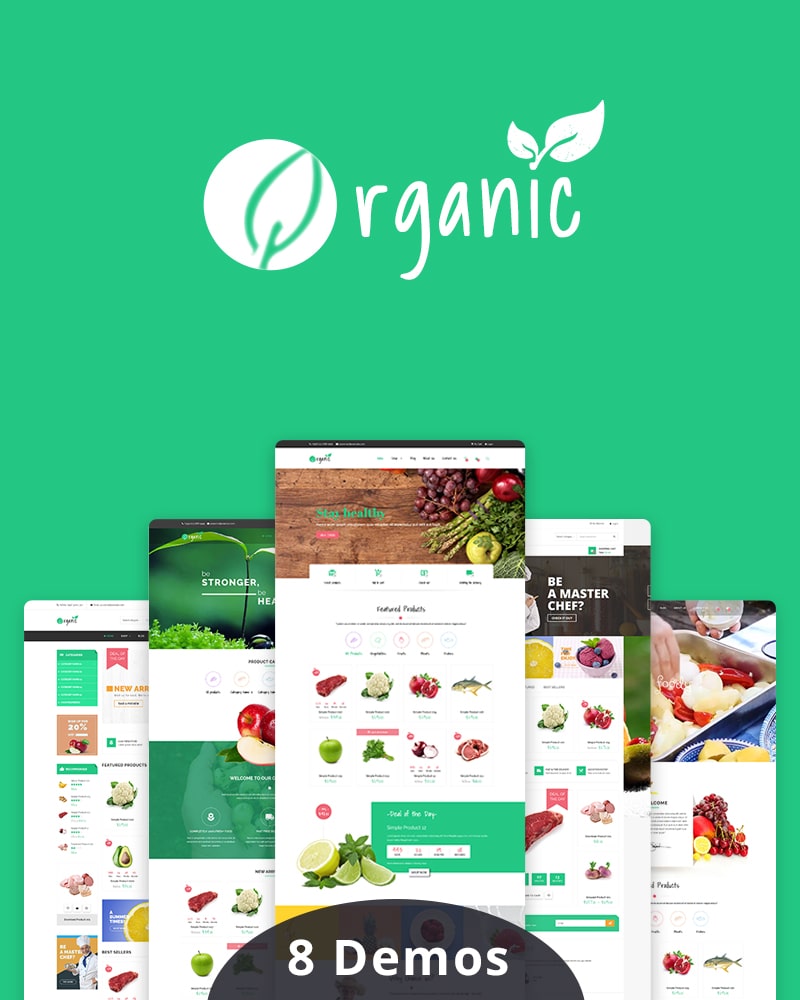 Organic - Food Elementor WooCommerce Theme